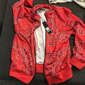 Red bandana jacket